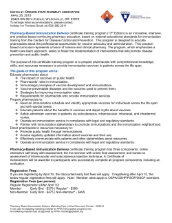certificate program for pharmacists