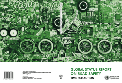 Global status report on road safety