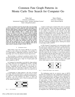 Common Fate Graph Patterns in Monte Carlo Tree Search for