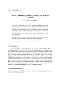 Robust Quadratic Assignment Problem with Uncertain