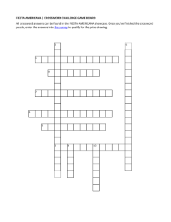 crossword challenge game board