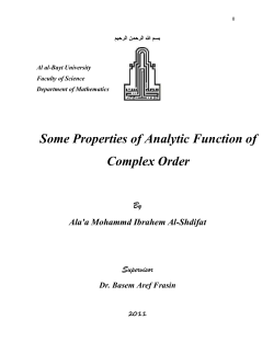 Definition 3.3.1 Let and for all Then the integral operators , defined