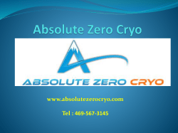 Absolute Zero Cryo