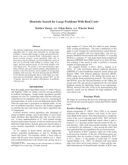 Heuristic Search for Large Problems With Real Costs
