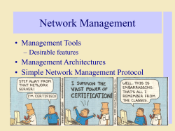 Simple Network Management Protocol (SNMP)