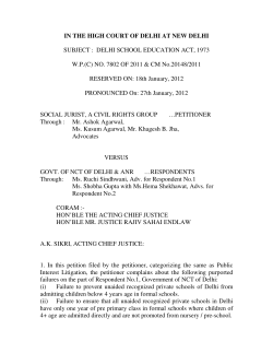 Judgment - Delhi District Courts