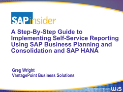 Session Title - VantagePoint Solutions