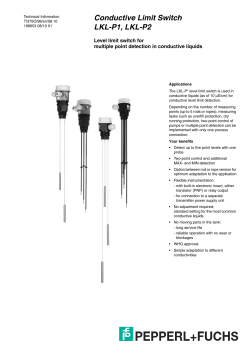 Conductive Limit Switch LKL-P1, LKL-P2
