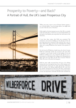 Prosperity to Poverty—and Back?