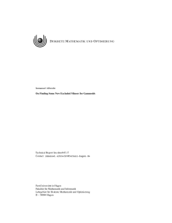 diskrete mathematik und optimierung