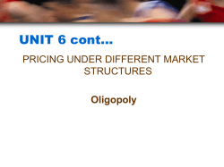 (Oligopoly).