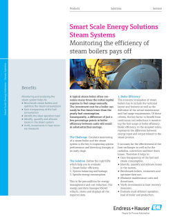 Smart Scale Energy Solutions Steam Systems Monitoring the