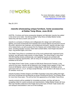 reworks showcasing unique furniture, home