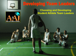 Team Leaders