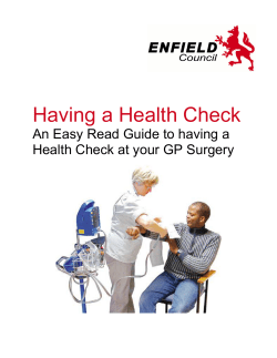 Having a Health Check