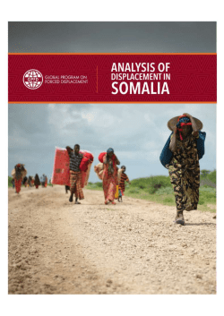 analysis of displacement in somalia