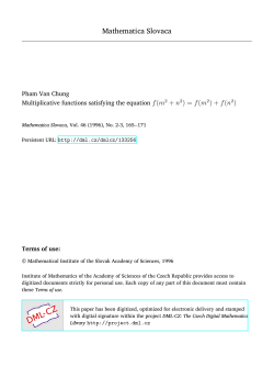 Multiplicative functions satisfying the equation $ f (m\sp 2+ n\sp 2)= f