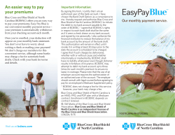 Easy Pay Blue: Our monthly payment service