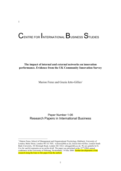 Internal and external networks