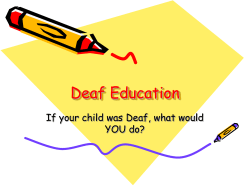 Deaf Education