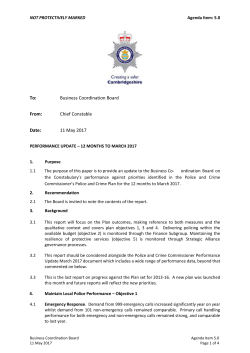 17 05 11 BCB - Agenda Item 5.0 - Quarterly Performance Report 12