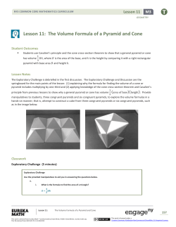 Geometry Module 3, Topic B, Lesson 11: Teacher Version