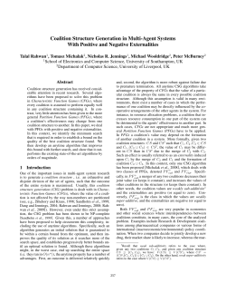 Coalition Structure Generation in Multi-Agent Systems With