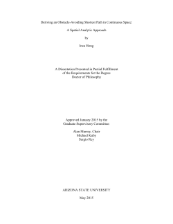 Deriving an Obstacle-Avoiding Shortest Path in Continuous Space