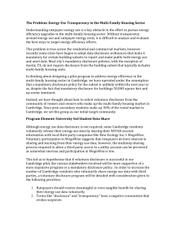 The Problem: Energy Use Transparency in the Multi