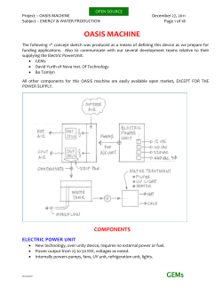 Atmospheric water Generation (AWG) Unit