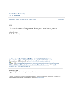The Implications of Migration Theory for Distributive