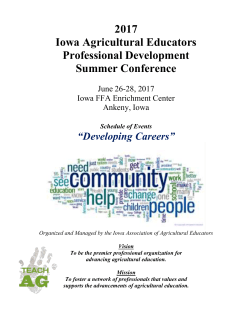 2017 IAAE Conference Planning Committee