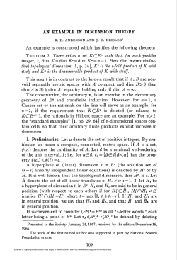 an example in dimension theory 709