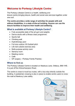 Portway Pass Application Form