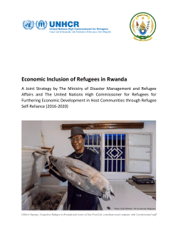 Economic Inclusion of Refugees in Rwanda