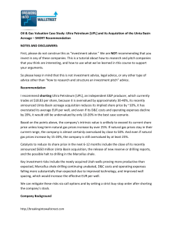 In short, the market was correct when UPL`s share price fell by $2.00