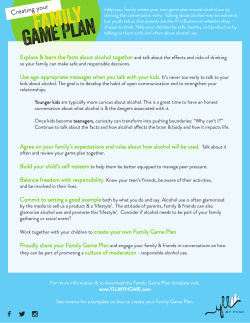 Family Game Plan PDF