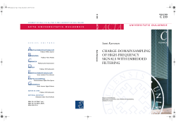 Charge-domain sampling of high-frequency signals with