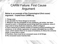 CARM_First_cause_failure Powerpoint