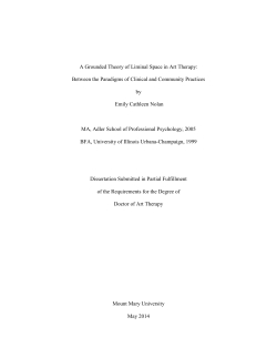 A Grounded Theory of Liminal Space in Art Therapy