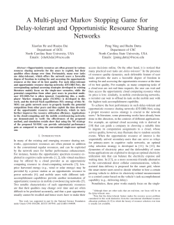 A Multi-player Markov Stopping Game for Delay
