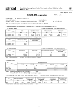 ROUND ONE corporation
