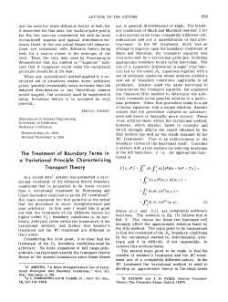 The Treatment of Boundary Terms in a Variational Principle
