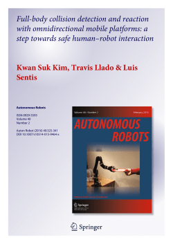 Full-body collision detection and reaction with omnidirectional