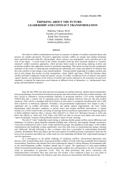 conflict resolution training