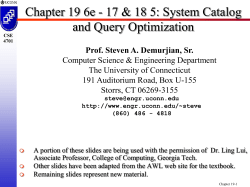 CSE 4701 Query= TITLE - UConn School of Engineering