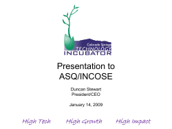*New Horizons* Presentation to the Board of Directors