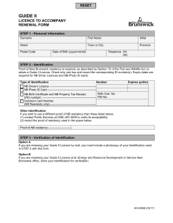 guide ii - Service Nouveau