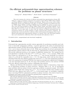 On efficient polynomial-time approximation schemes for problems