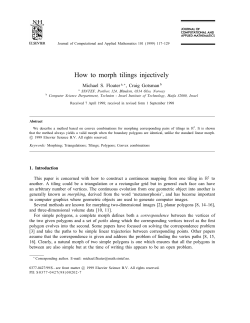 How to morph tilings injectively